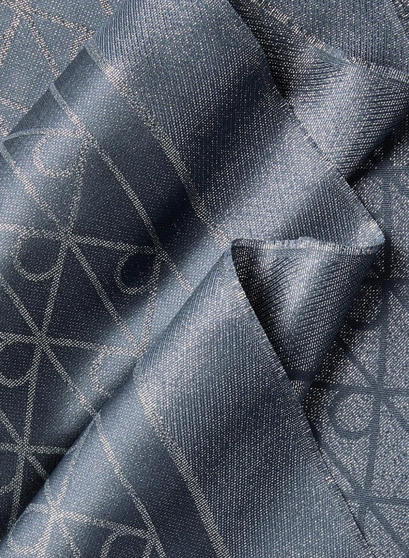 كالفن كلاين Allover Emblem Logo Shine Scarf